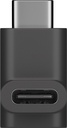 USB-C 90° vinkelstik - USB-C han til USB-C hun, Ned, Sort