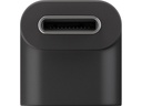 USB-C 90° vinkelstik - USB-C han til USB-C hun, Ned, Sort