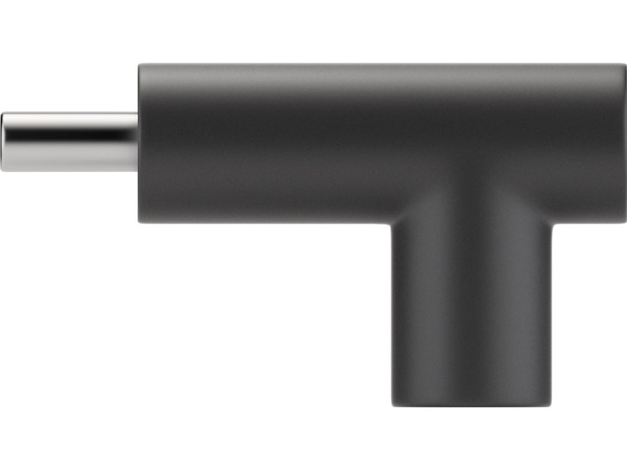 USB-C 90° vinkelstik - USB-C han til USB-C hun, Ned, Sort