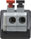 DC hunstik (5,5 x 2,1mm) m. klemmeterminaler