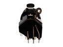 XLR/JACK combo fatning m. stel, printben