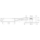 LED spot m. 6W 35° - rund børstet 33mm Type: 3502