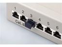 Støvdæksel til RJ45 port - Snap in, Sort (10 stk.)
