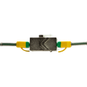 Keystone RJ45 mellemled - CAT6a skærmet, 2 x RJ45(8P8C) hun