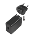 USB Rejseoplader - 5V 2,1A (US-/AU-/UK-/EU-stik)