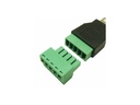 USB A hun til 5P skrueterminal (1 stk.)