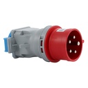 CEE adapter - 5P 400V/16A ind til 230Vac DK-jord ud