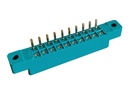 Card edge stik - 10pol, 3,96mm pitch, 1rk. printben