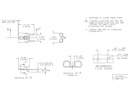 Uisoleret spadefatning - 6,3mm hun, Printben (10 stk.)