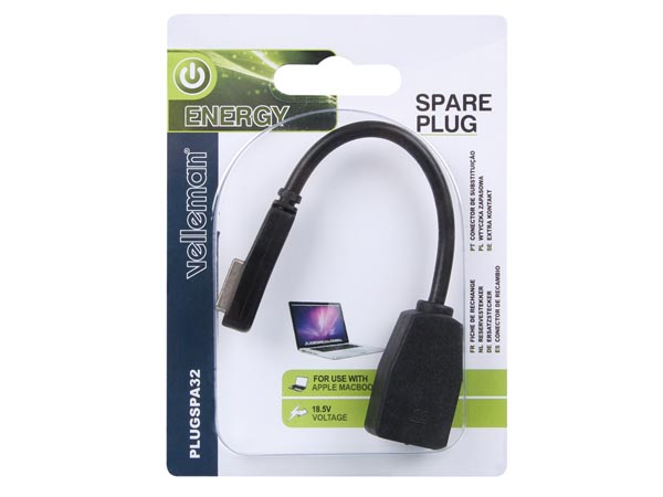 DC stik til PSSE23/24/27/40 - til APPLE MacBook 18.5V 4.6A