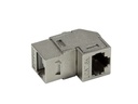 Keystone RJ45 mellemled - CAT6a skærmet, 2 x RJ45(8P8C), 90°
