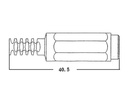 DC forlængerstik - 5,5 x 2,5mm i plasthus (HQ)