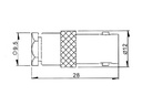 BNC hun til RG59 (Ø6,2mm) - Twist-on