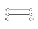 XLR mellemled - 3P XLR hun til 3P XLR hun