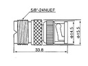 BNC han til UHF(SO-239) hun