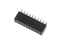Dual Pin header 2,54mm - Han/hun, (2x10) 20 pins (H8,42mm)