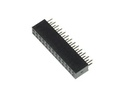Dual Pin header 2,54mm - Han/hun, (2x13) 26 pins (H8,42mm)