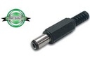 DC stik - Ø5,5 x 2,5 x 9mm i plasthus