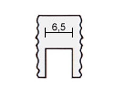 Notfræser 6,5 mm
