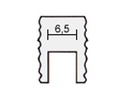 Notfræser 6,5 mm