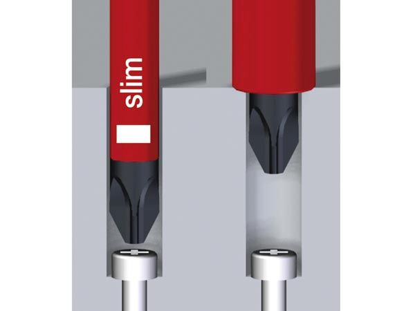 SoftFinish® slimFix elektrikkerskruetrækker - PZ1 x 80mm
