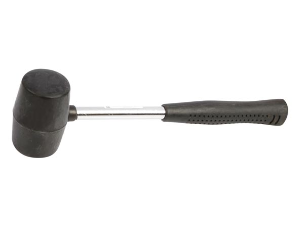 Gummihammer - 200g, Sort