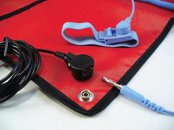 Antistatisk servicekit - Rød / 60 x 60cm
