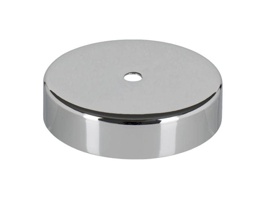 Loftbaldakin - Krom metal (inkl. klar ledningsholder)