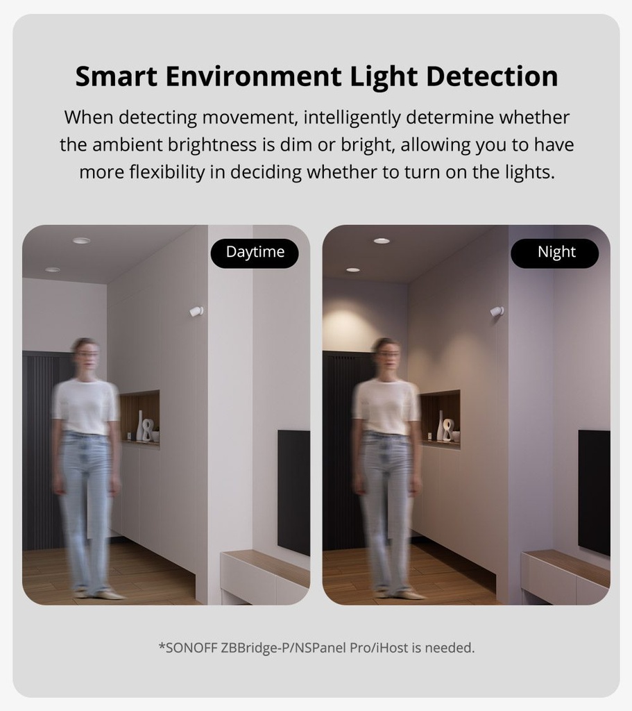 ZigBee SNZB-03P - Trådløs PIR bevægelsessensor