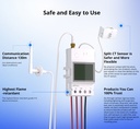 Pow Ring - WIFI Smart Switch m. strømmåler, 100A