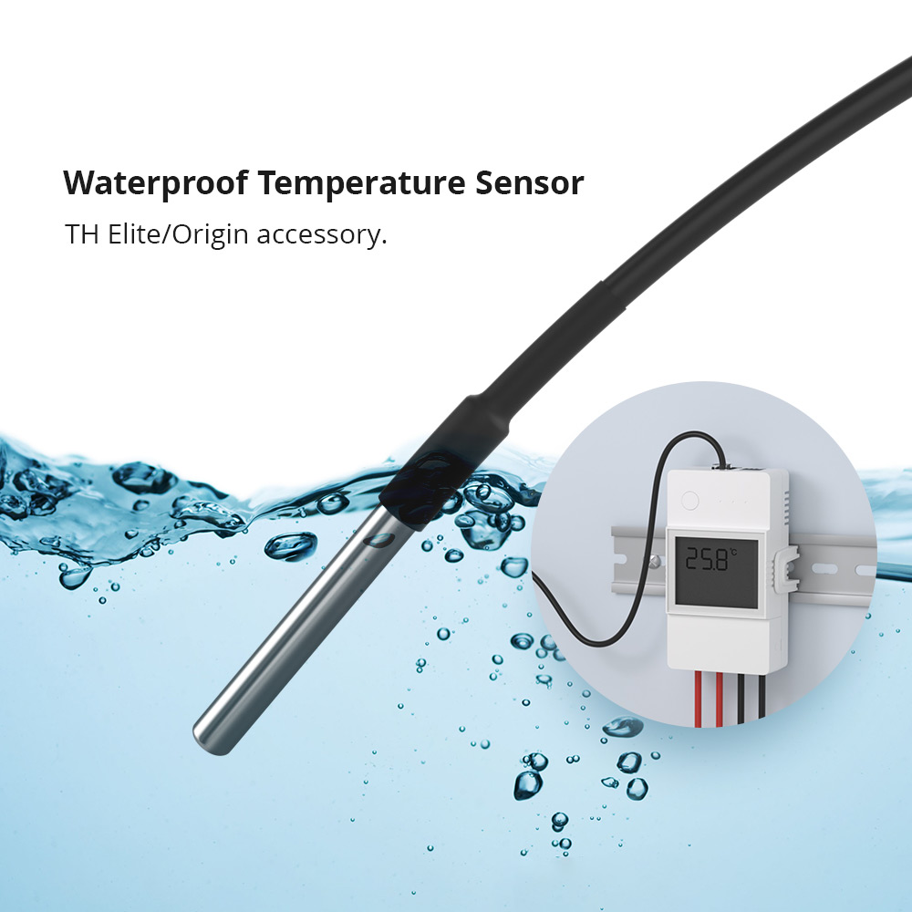 DS18B20 - Vandtæt temperatursensor til TH Elite (0,5m)
