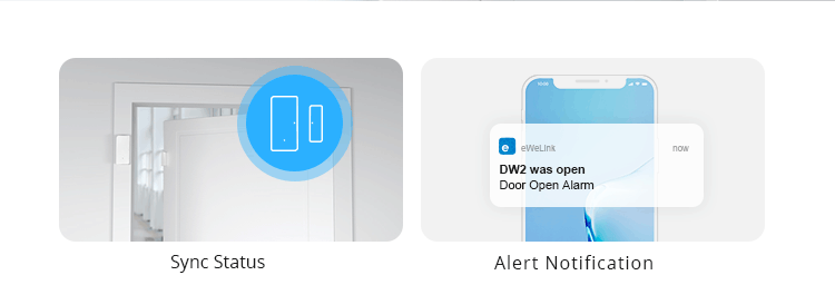 DW2 WiFi - Trådløs WIFI vindue/dør sensor