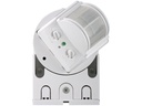 PIR bevægelsessensor - 230V/1200W 180° væg, LED ready, Hvid