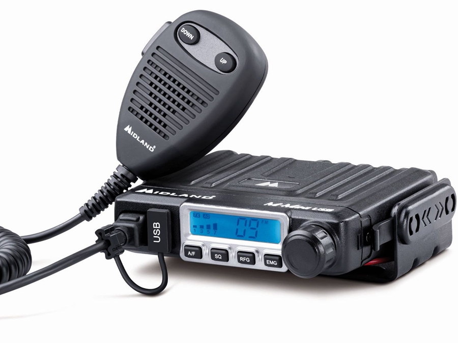 M-MINI USB sæt - Mini walkie-talkie m. antenne, 40 kanaler