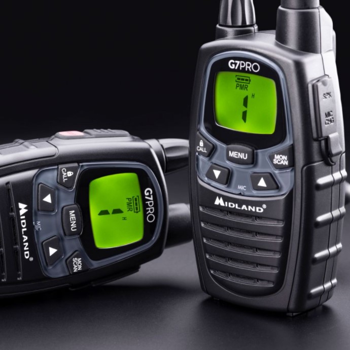 G7 PRO PMR446 håndradio sæt (2 pak inkl. kuffert)