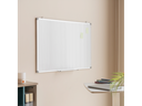 Magnetisk whiteboard - vægmont., alu.ramme (90 x 60cm)