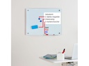 Magnetisk glas whiteboard - vægmont., rammeløs (60 x 45cm)