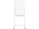 Magnetisk whiteboard - 2-sidet, alu.ramme, hjul (60 x 90cm)
