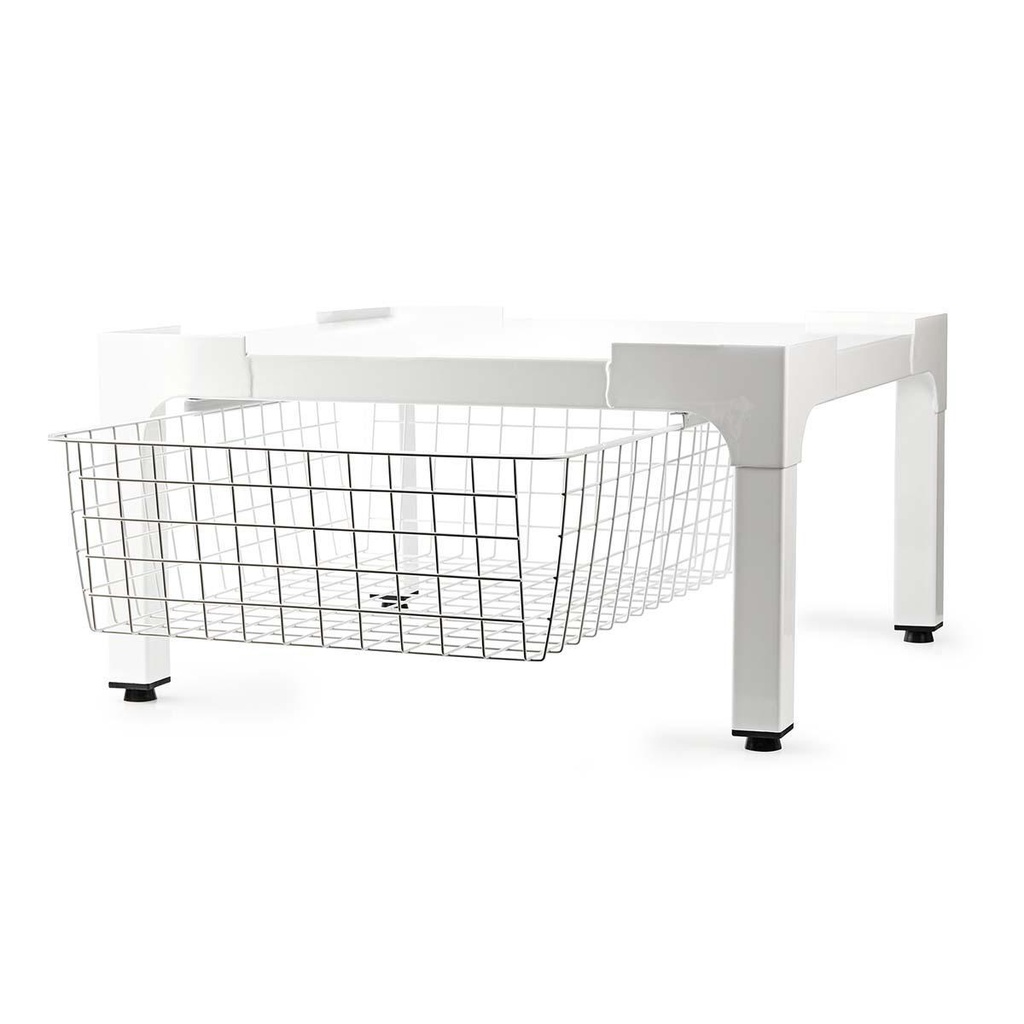 Sokkel til vaskemaskine/tørretumbler - Med Kurv, H29cm