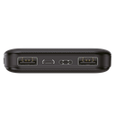 Powerbank m. QI trådløs lader - 5V / 2,1A, 8000mA, 2xUSB-A