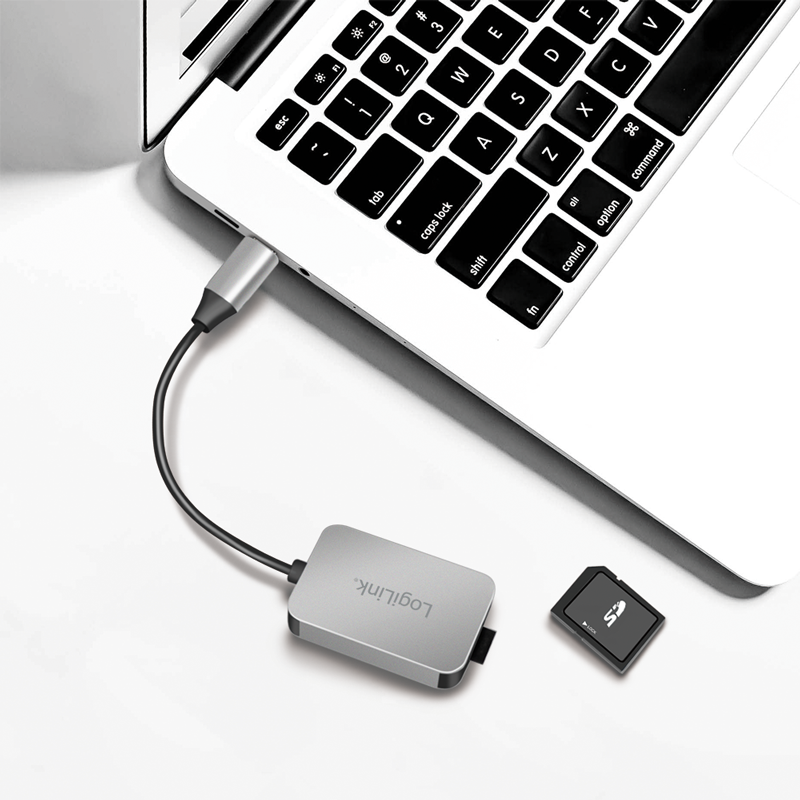 USB 3.2 kortlæser - USB-C til SD, SDHC, SDXC, microSD, SDHC