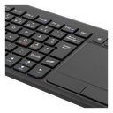 Trådløs mini-tastatur m. touchpad - Nordic (med ÆØÅ)