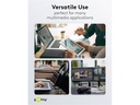USB-A til Lightning Supersoft PD Tekstilkabel, 3A, Hvid (1m)