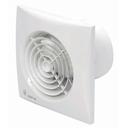 Ventilator Silent 100CHZ Visual m. kontraspjæld, kuglelejer, timer og hygrostat