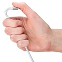USB-C™ til USB-C™ Supersoft PD Tekstilkabel, 3A, Hvid (0,5m)