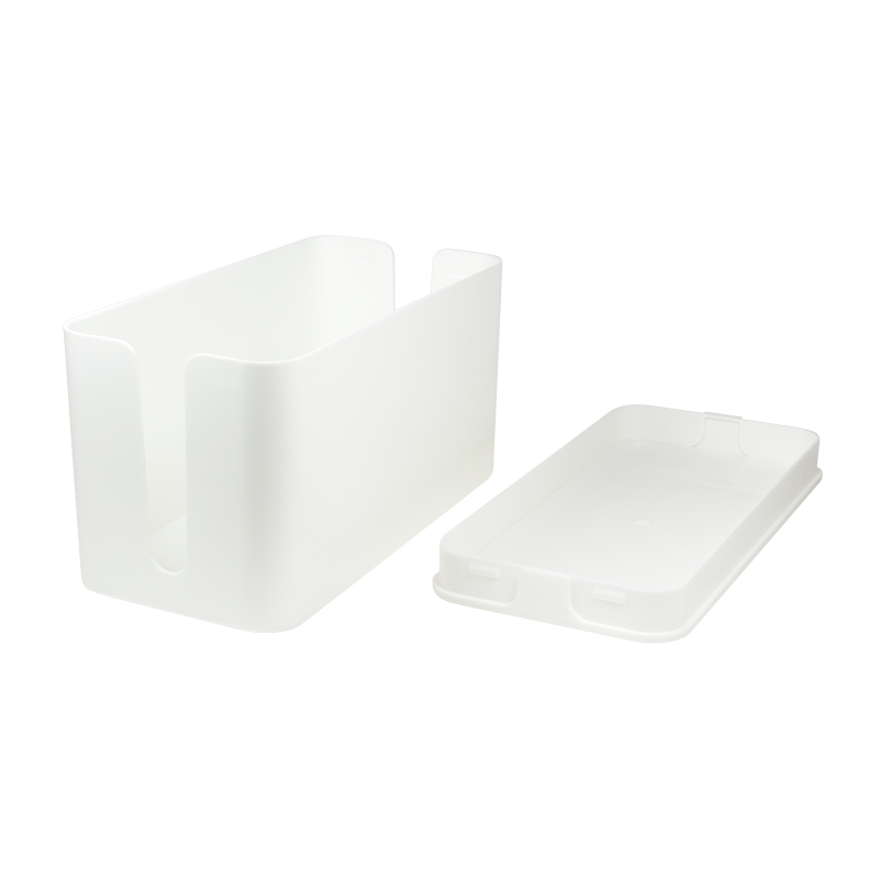Kabelskjuler boks - 235x115x120mm, Hvid