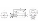 Mini DC motor - 1,5-6Vdc / 200mA 12000rpm