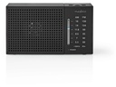 Bærbar FM-radio - AM/FM, Batteri, Analog, Sort