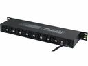 Strømstyringspanel - 8 kanaler (15A / 3500W, 19")