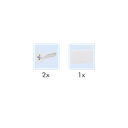 RJ45 Y-splitter - Port dobler 1:1 (15cm)